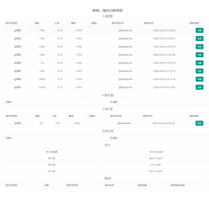 定制版Telegram记账机器人/TG统计/可租用自用/自动开通